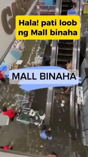 593K views · 1K reactions | Loob ng Mall binaha  #FloodAlert #heavyrain #trendingnow #trendingreel | Jennelyn Verzosa Claridad | Facebook