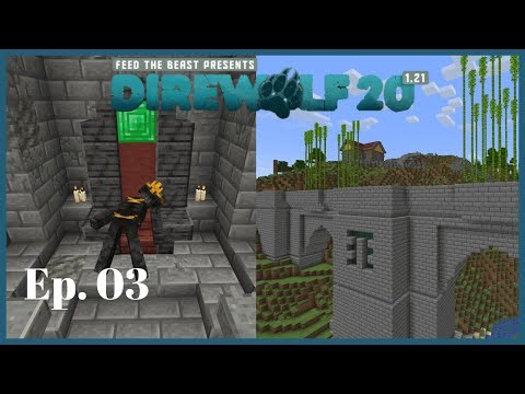 Direwolf20 1.21 - Ep03 - Mob Farm, Railcraft and Gas Generators
