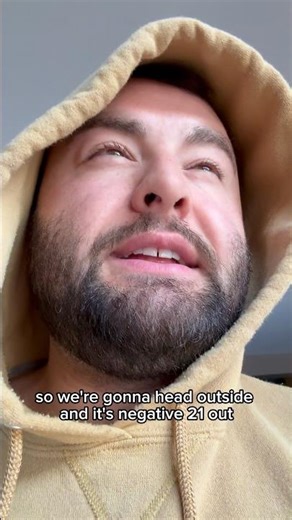 It’s -21 degrees in Minnesota during a full-on polar vortex, there is ice underneath the snow.