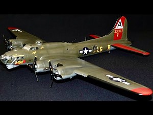 Revell 1/48 Boeing B-17G Flying Fortress "Chow Hound" built model kit