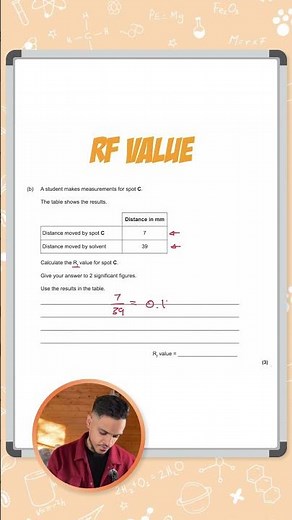 GCSE Chemistry: Exam Question | Rf Value