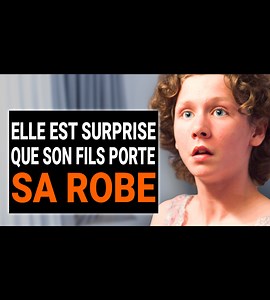 Une mère est surprise que son fils porte sa robe. | AmoMama Vidéo