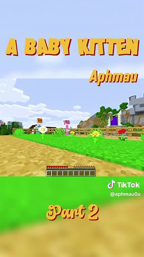 A BABY KITTEN Aphmau video Part#2 #aphmauwu #aphmau #tiktok #foryoupage #viral #Aaron