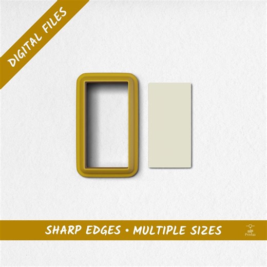 Rectangle Polymer Clay Cutter | Digital STL Files | 10 Sizes - Etsy