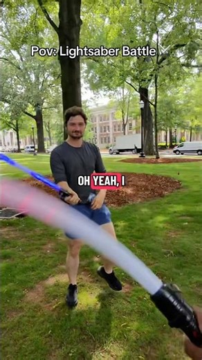 Lightsaber Battling Random People… ⚔️ Pt. 78 #joybait #positivity #extrovert
