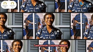 Team Fiji Taekwondo Athletes Lolohea Naitasi, Irene Mar and Venice Traill with 50 Days to Go to Paris 2024#TeamFiji #InspireFiji #PacificAusSports #Paris2024 | Team Fiji