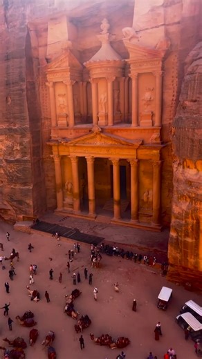 The moment Al-Khazneh reveals itself at the end of the Siq, Petra goes from “beautiful” to unforgettable—a timeless façade in rose-red stone that feels like stepping into an ancient story. #Petra #Jordan #VisitJordan #Wadirum #Charmofjordan | Charm Of Jordan