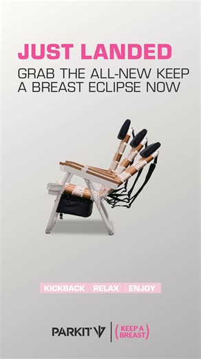 Welcome to a purpose-driven adventure! Meet - The Wild For Booobie Eclipse chair - a limited-edition Eclipse Recliner designed in collaboration with Keep A Breast Foundation. Same incredible PARKIT chair design, only this time it's for a cause - with 5% Of All proceeds Go Directly To The Keep A Breast Foundation. This is more than a simple seat, it’s a conversation starter, as every purchase directly supports Keep A Breast’s mission of prevention and early detection, empowering future generation