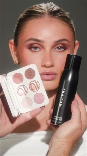 A full face of Morphe Setting Sprays 💧