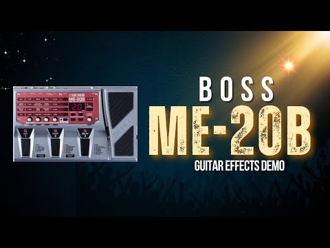 Boss ME-20B Bass Guitar Effects Sound Test Demo