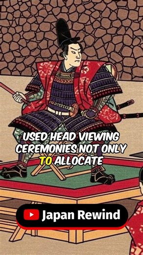 Why Samurai Displayed Enemy Heads #shorts