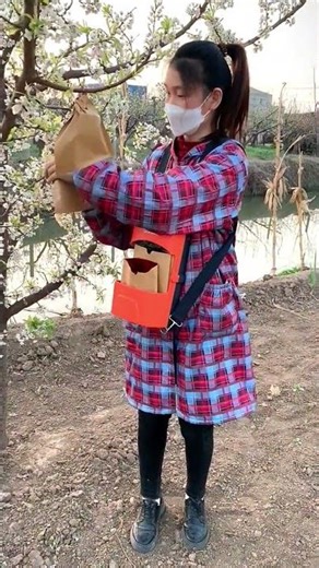 Fruit Bagging Hack You NEED to See! 🍎🔥 #Shorts