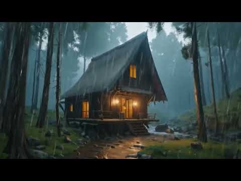 Heavy Rainstorm for Deep Sleep 🌧️ ASMR Thunder Sounds for Relaxing, Meditation & Studying
