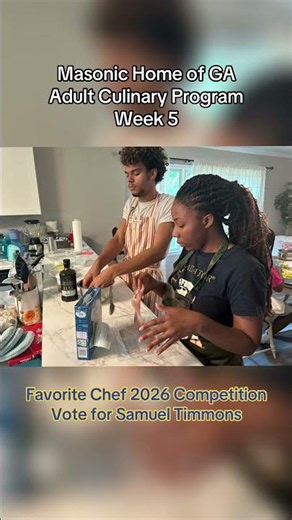 Your Favorite Chef “Samuel Timmons” teaches young adults how to cook #FavoriteChef