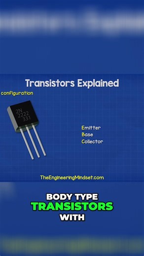 Transistor Basics: Emitter, Base, Collector Explained #shorts