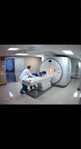 “MRI Magnet Accident Caught on CCTV – Nurse Pulled Into Scanner!”
