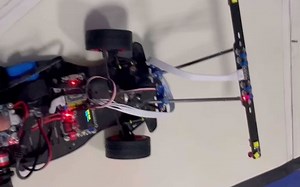 十七届智能车电磁四轮组STC16F40K128测试原声视频211204-龙邱科技