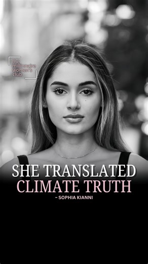 Women Empowerment | Motivational Quotes | Wealth on Instagram: "Sophia Kianni was only twelve when she stood in Tehran surrounded by thick smog and realized most climate data existed only in English. She began translating information for her family then extended that effort outward turning confusion into access and awareness. By eighteen she launched Climate Cardinals which became the largest youth climate nonprofit in the world. She partnered with Google collaborated with the United Nations and