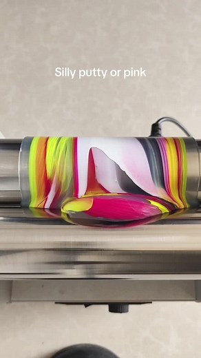 Silly putty or periwinkle#coloring #guessthecolor #satisfying #relaxing #silicone #fypp