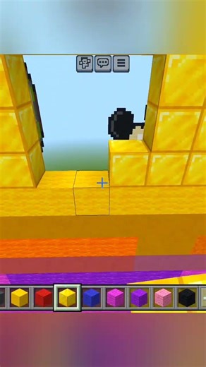 Gene brawl stars blocks painting in minecraft #minecraft #youtubeshort