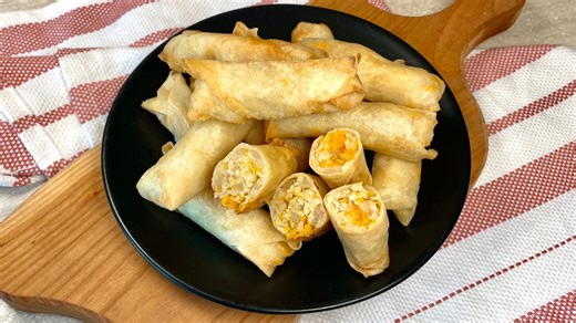 Crispy Homemade Fried Spring Rolls Recipe