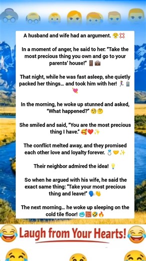 Funniest Marriage Joke Ever! 😂 What She Cherished Most #aijokes #jokes #EnglishComedy #shorts