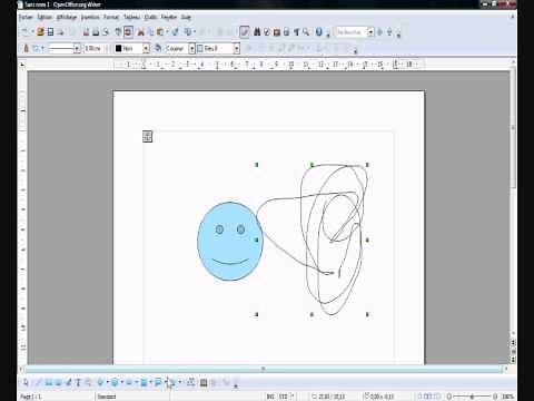 comment dessiner dans open office