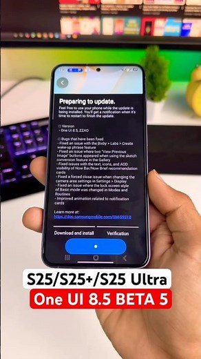 Samsung S25/S25+/S25 Ultra One UI 8.5 Beta 5 Update Release🔥