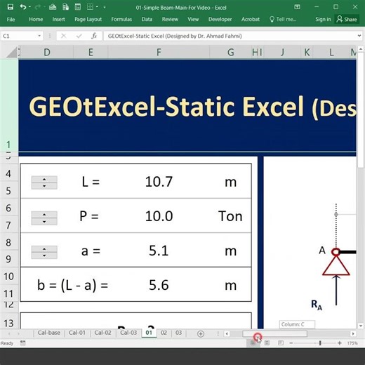 Professional Excel Spreadsheets: Statics