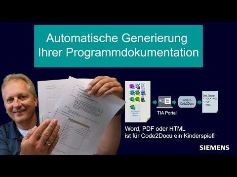 Dokumentation aus dem TIA Portal generieren