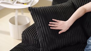 96” Modular Sectional Sofa Couches l-Shape Couch 3 Seat Modular Sofa Memory Foam Sectional Couches for Living Room, Cloud Couch with Oversized Chaise (Beige, Left Facing Chaise)