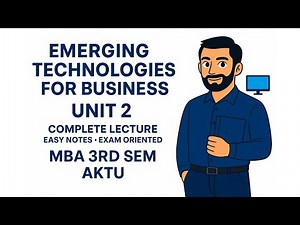 Emerging Technologies for Business Unit 2 | Data Science, Cloud Computing | | MBA AKTU 3rd Semester