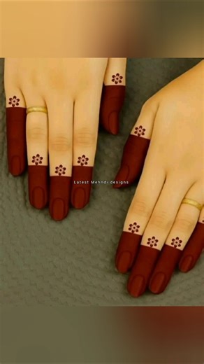 Simple&easy finger Mehndi designs 🌌🌌 #mehndi #mehndidesign #henna #hennadesign #latestmehndidesign