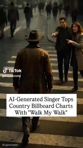 Mo News on Instagram: "An AI-generated singer, Breaking Rust, has topped the charts on lists of the most popular country music. Breaking Rust’s song, “Walk My Walk,” sits at the top of @billboard’s list of country music digital song sales, as of Thursday. The song has over 3 million plays on Spotify, while another Breaking Rust song, “Livin’ On Borrowed Time,” has over 4 million plays. Breaking Rust emerged in October, when the AI-generated singer started posting short music videos to TikTok (@k