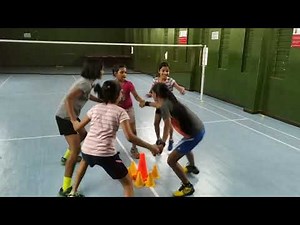 Badminton FUN WARM UP game - 3