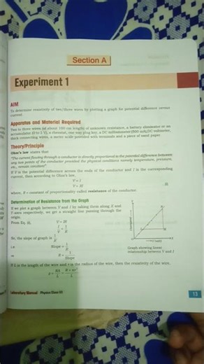Class 12th Practical file experiment -1 #class12 #trending #shorts