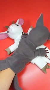 Wolf Hand Puppet Pattern: DIY Storytelling Toy (Digital Download)