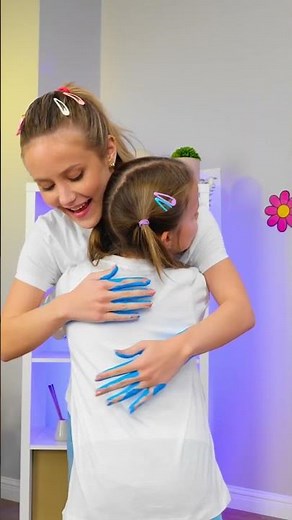 👕 Magic Hug Shirt DIY—So Sweet! #shorts #kids