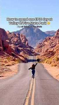 The ultimate Valley Of Fire State Park day trip itinerary 🌞 #travel #usa #valleyoffire