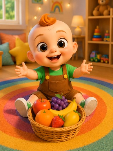 Join a cute little kid as he learns and teaches fruit names in this fun 3D cartoon educational video! Kids will enjoy learning different fruits in English while having fun. Perfect for toddlers, preschoolers, and young learners. Learn fruit names Fun 3D animation Educational video for kids Easy English vocabulary Don't forget to Like, Share, and Subscribe for more fun learning videos! #FruitNames #LearnFruits #KidsLearning #3DCartoon #EducationalVideo #ToddlerLearning #PreschoolLearning #English