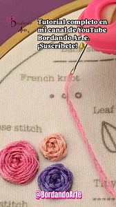 210K views · 6.2K reactions | ✨瑱淋Tutorial en mi canal #bordandoarte #bordadocreativo #embroidery | Estela 11:22 | Facebook