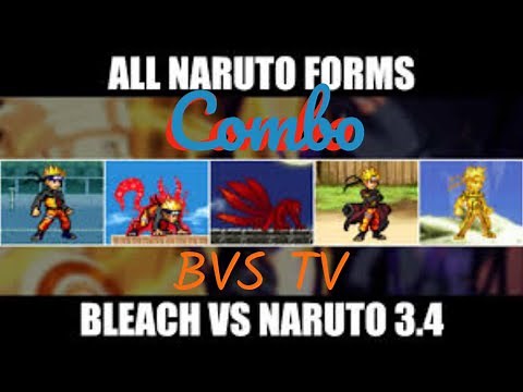 BVS|Cách Combo tất Cả các Dạng Của Naruto Trong Bleach Vs Naruto 3.3
