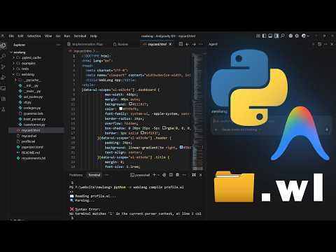 I use Python to Build a new Programming Languages Similar with React JS