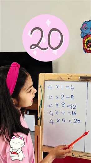 🔥 Can You Keep Up? 4 Times Table Challenge | 4 Table Kids #multiplicationtableof2to20 #timetablesong
