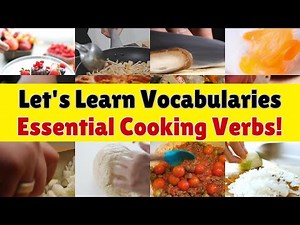 Essential Cooking Verbs for Beginners | Learn English Vocabulary