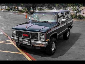 1988 GMC Jimmy Sierra Classic 4X4 test drive at Laguna Classic Cars