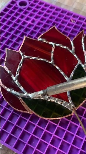 Making a Beautiful Glass Flower for My Room!