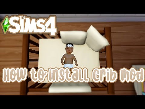 How to install CRIB MOD OVERRIDE 🍼🤍 Sims 4 | SimsZurtStar