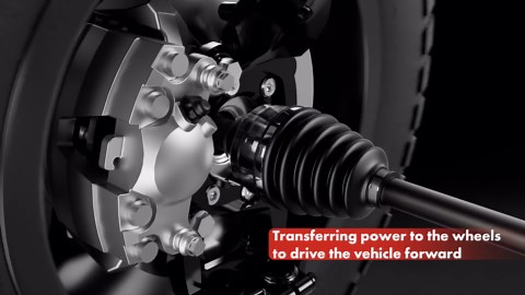 A-Premium CV Axle Shaft Assembly Compatible with Ram ProMaster 1500 2014-2017, ProMaster 2500 2014-2018, ProMaster 3500 2014-2018, 3.0L, Front Left Driver Side