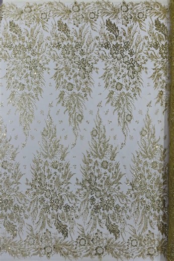 Gold Glitter Sequin Mesh Lace Fabric, Wedding Decor Fabric/prom/sparkle by the Yard - Etsy